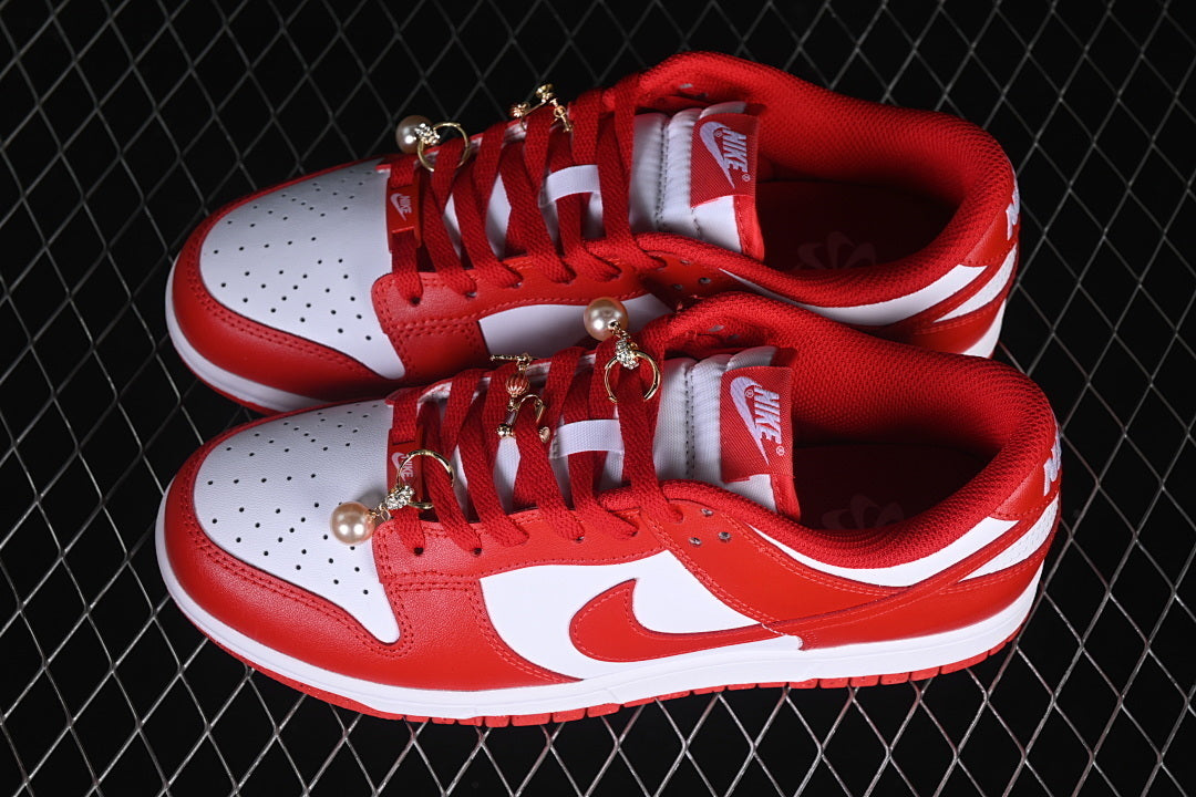 Nike SB Dunk Low "White Red Pearls"