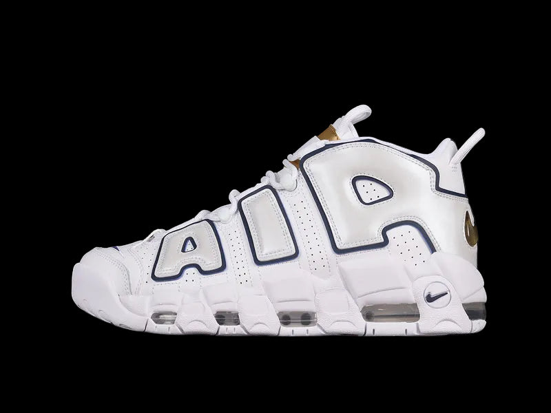 Nike Air More Uptempo "White/Mid Night Navy"