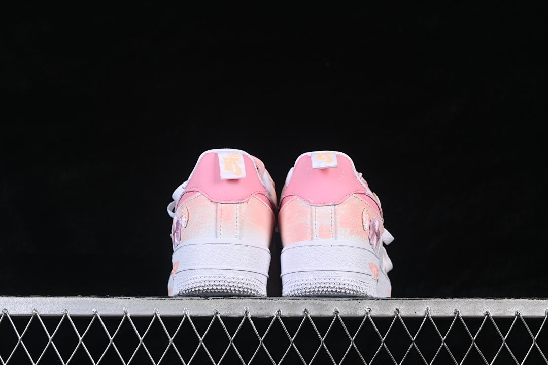 Nike Air Force 1 Custom Pink Blossom Flower