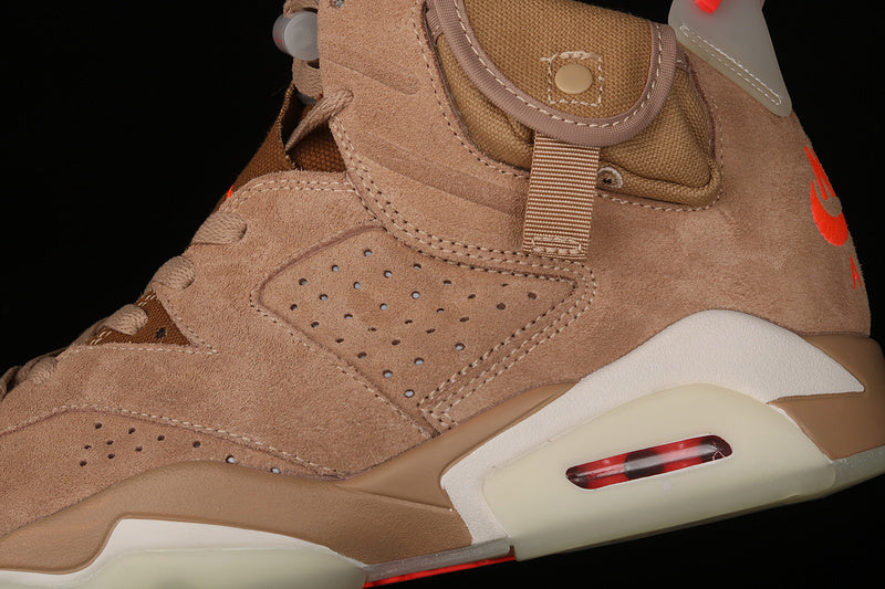 Air Jordan 6 Retro X Travis Scott "British Khaki"