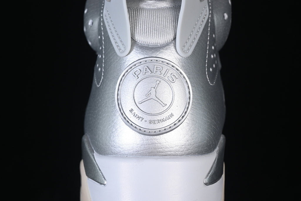 Air Jordan 6 Retro x Paris Saint-Germain "Metallic Silver