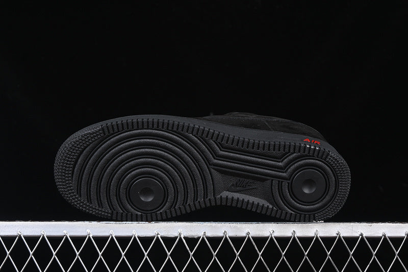 Nike Air Force 1 Shadow "Multi Swoosh Black/Crimson"