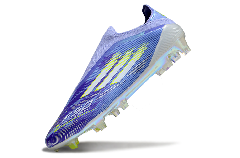 ADIDAS  F50 Elite Laceless FG "Violet Tone Lucid Lemon Purple Rush"