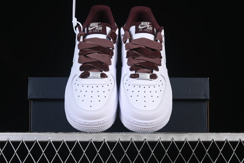 Nike Air Force 1 "White/Dark Brown"