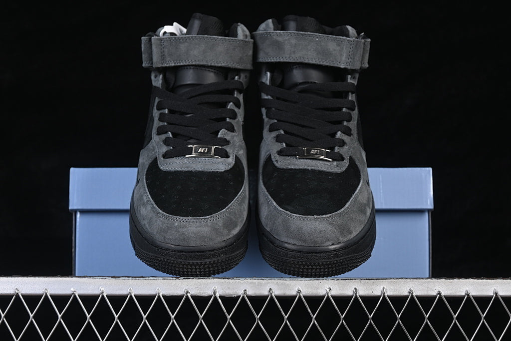 Nike Air Force 1 Mid "Black/Grey"
