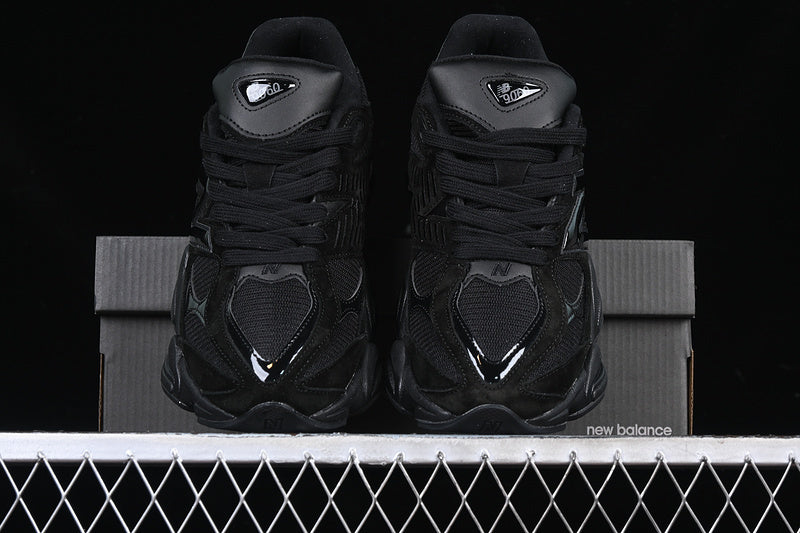 NB 9060 "Suede Patent/Triple Black"