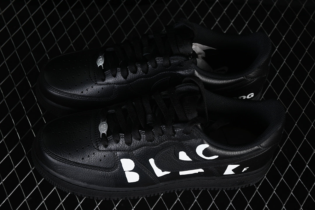 Nike Air Force 1 X Comme Des Garçons "All Black"