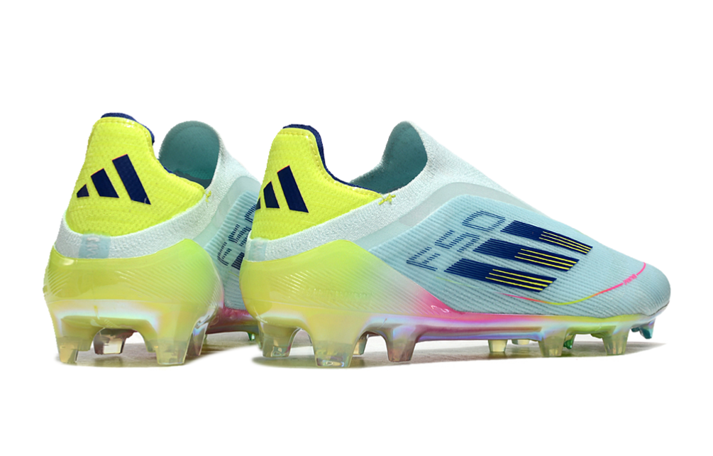 ADIDAS  F50 Elite Laceless FG "Stellar Icon Semilucid Blue"