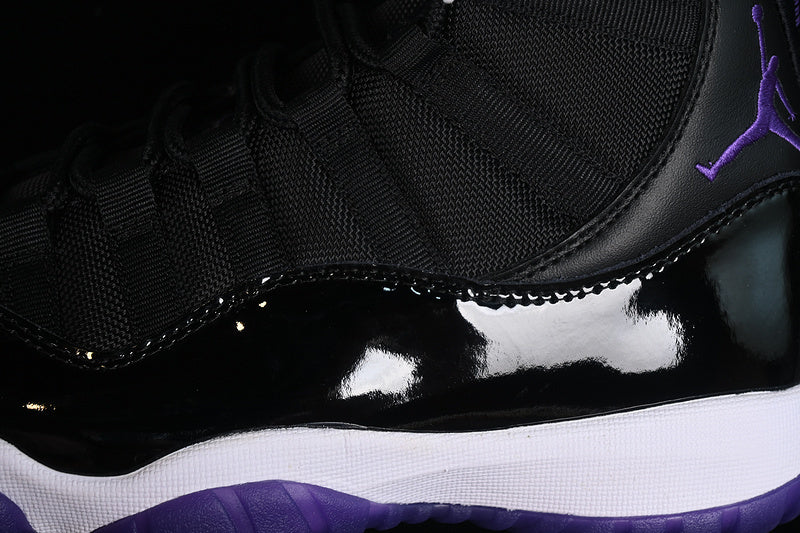 Air Jordan 11 Retro "All Black/White/Purple"