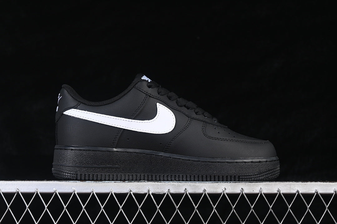 Nike Air Force 1  "All Black & White"
