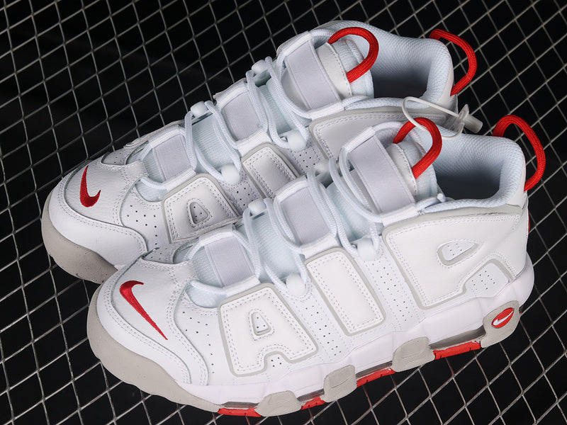 Nike Air More Uptempo "White/Red/Grey"