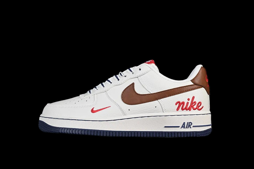 Nike Air Force 1  "White/Brown"