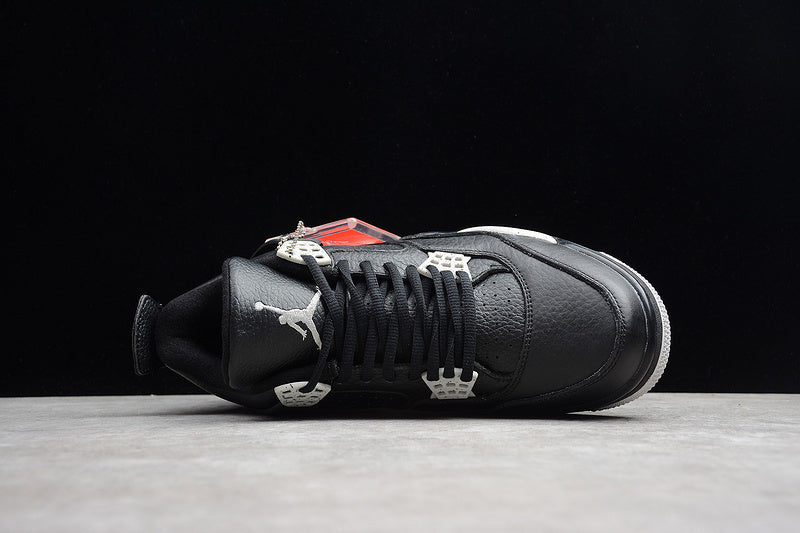 Air Jordan 4 Retro  LS "Black Oreo"