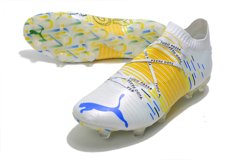 PUMA Future Z 1.2 FG AG "White/Yellow/Blue"
