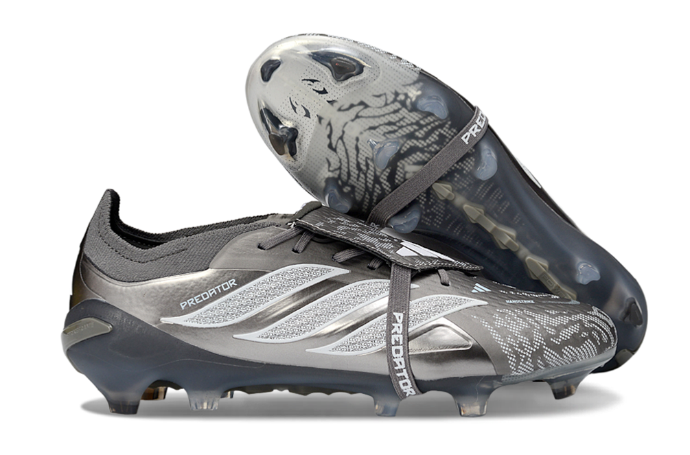 ADIDAS Predator 26 Elite Fold-over Tongue  FG  "Dark Grey"