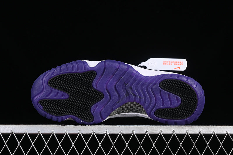 Air Jordan 11 Retro "All Black/White/Purple"