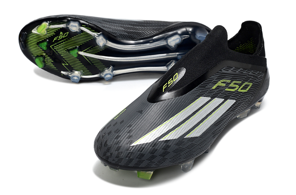 ADIDAS  F50 Elite Laceless FG "Electric Stealth"