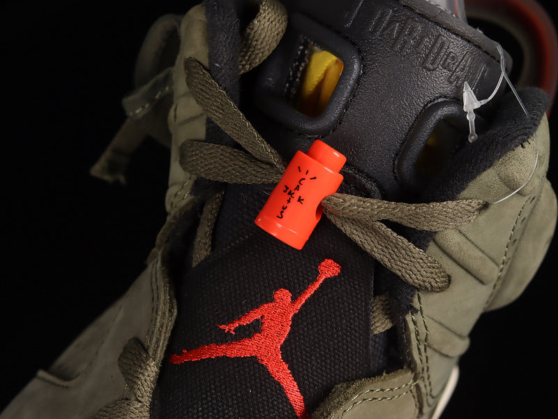 Air Jordan 6 Retro X Travis Scott "Olive"