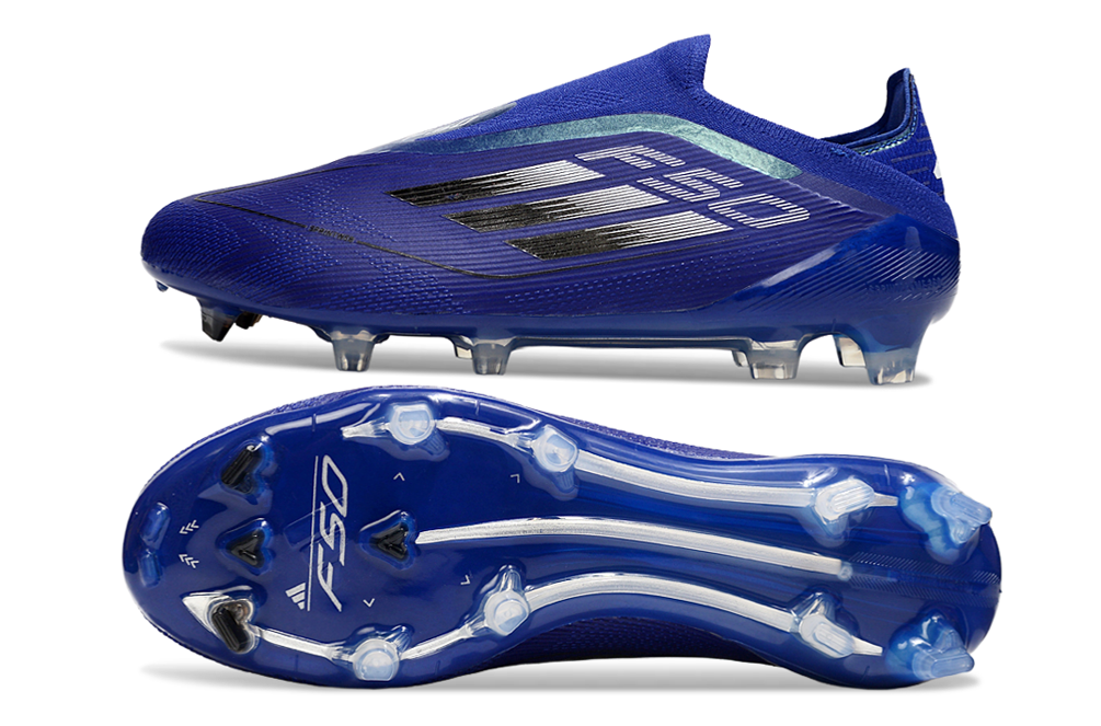 ADIDAS  F50 Elite Laceless FG "Bleu Noir"