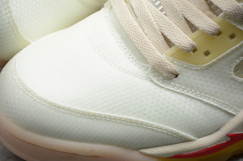 Air Jordan 5 Retro SP X Off-White "Sail"