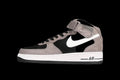 Nike Air Force 1 Mid "Black/Soft Brown"