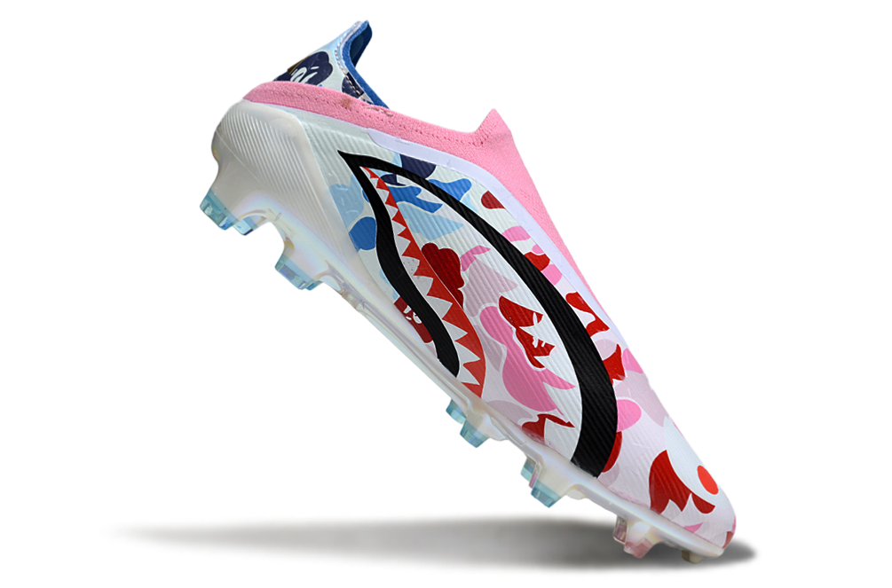 ADIDAS BAPE X Adizero F50 Laceless FG "Pink"