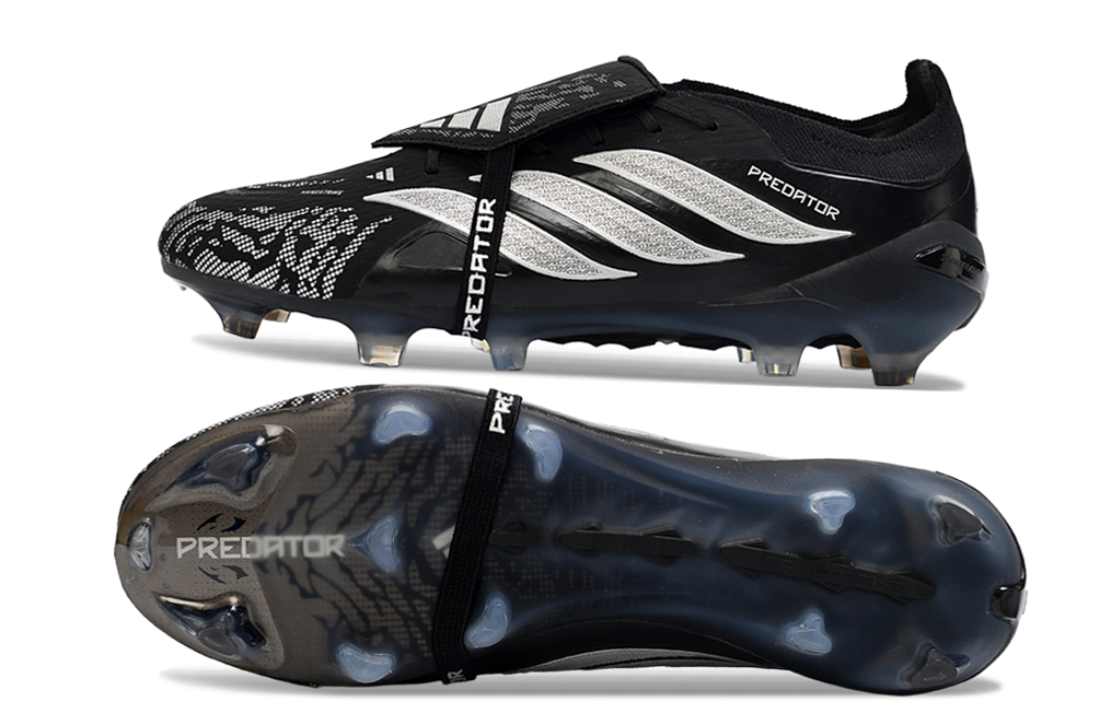ADIDAS Predator 26 Elite Fold-over Tongue  FG  "Black Pack "