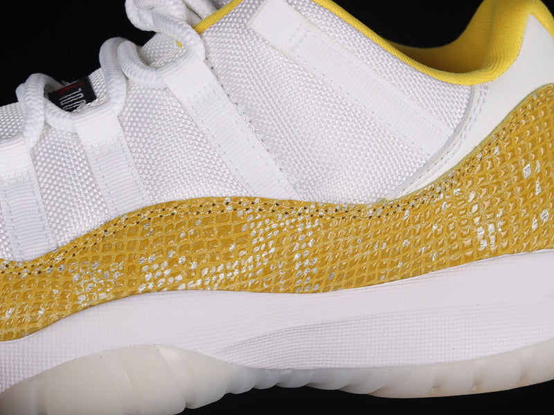Air Jordan 11 Retro Low "Yellow Snakeskin"