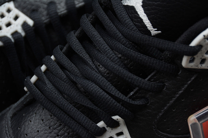 Air Jordan 4 Retro  LS "Black Oreo"
