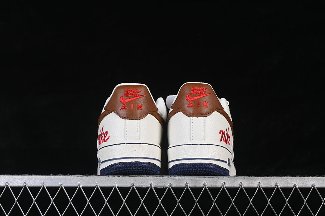 Nike Air Force 1  "White/Brown"