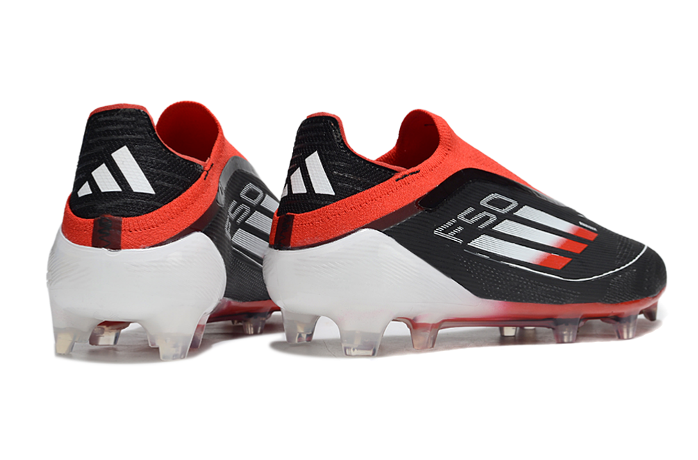 ADIDAS  F50 Elite Laceless FG "White and Red Firm"