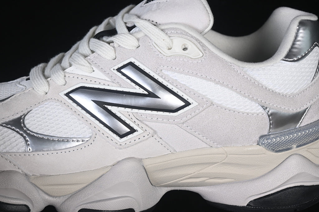 NB 9060 "White/Black/Metallic Silver"