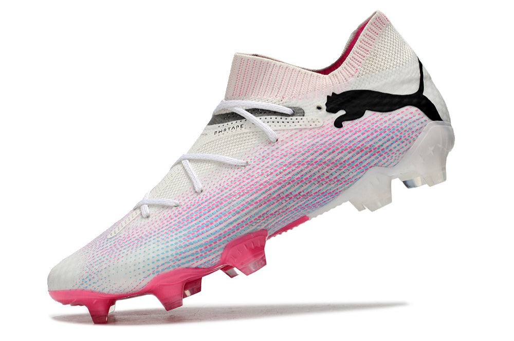 PUMA Future 7 Ultimate FG/AG "White Black Poison Pink"
