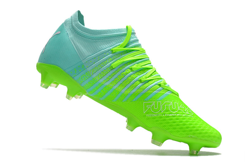 PUMA Future Z 1.3   FG AG "Neon Green/Sky Blue"