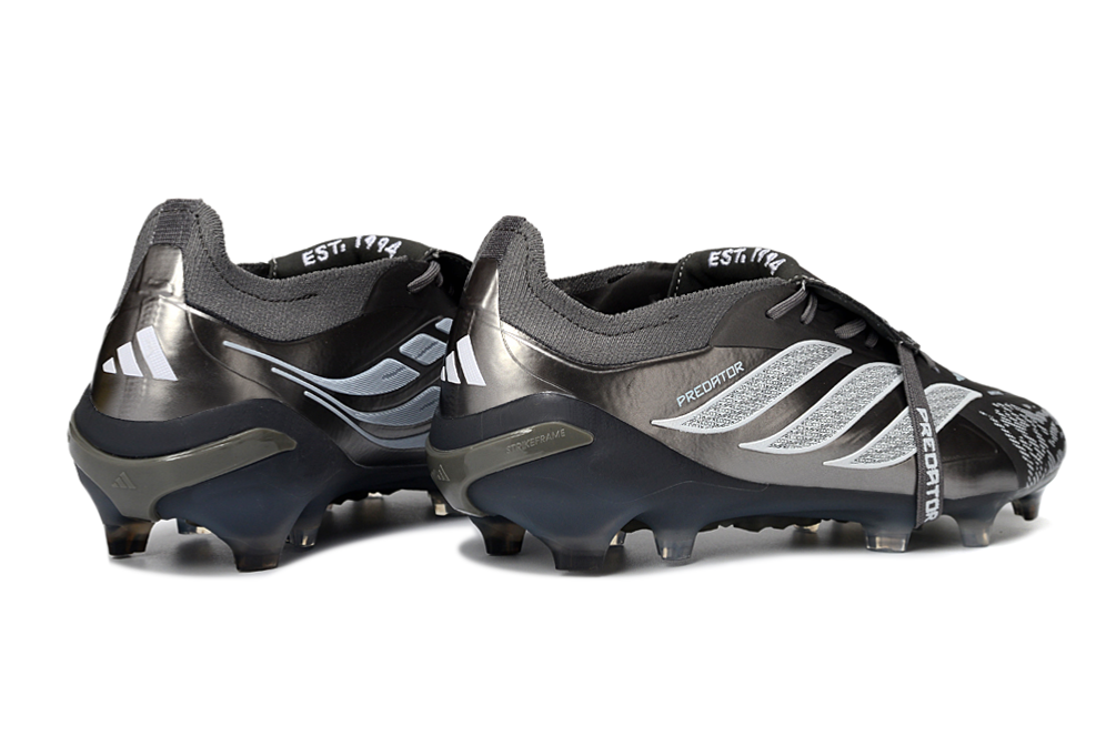 ADIDAS Predator 26 Elite Fold-over Tongue  FG  "Dark Grey"
