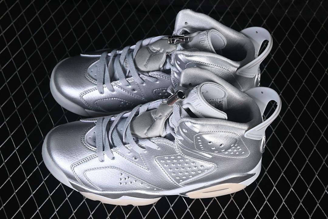 Air Jordan 6 Retro x Paris Saint-Germain "Metallic Silver