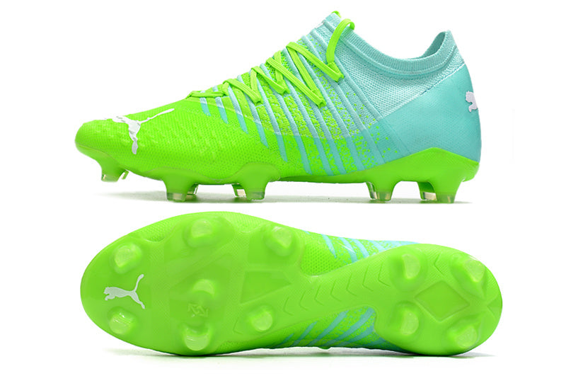 PUMA Future Z 1.3   FG AG "Neon Green/Sky Blue"