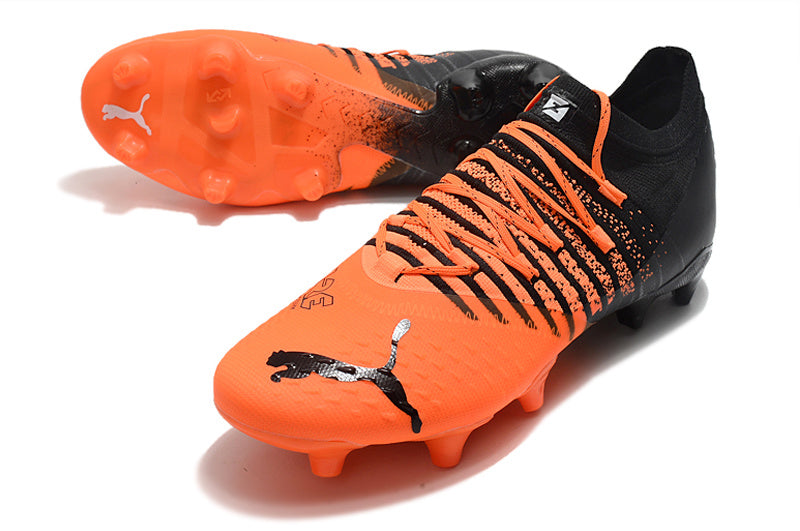 PUMA Future Z 1.3 FG AG "Black Neon Orange"