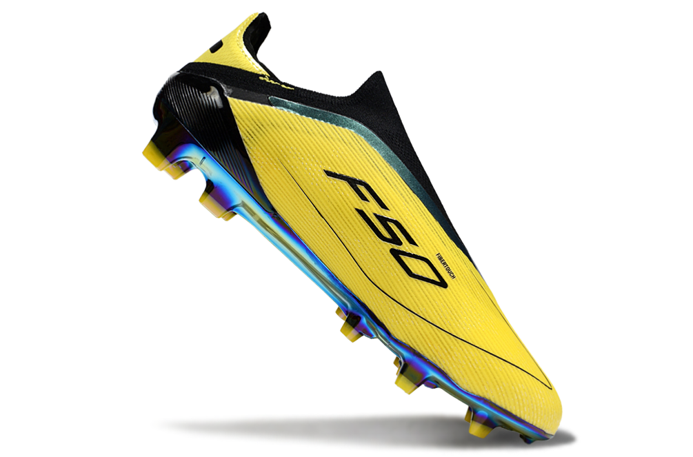 ADIDAS  F50 Elite Laceless FG "Yellow Black"