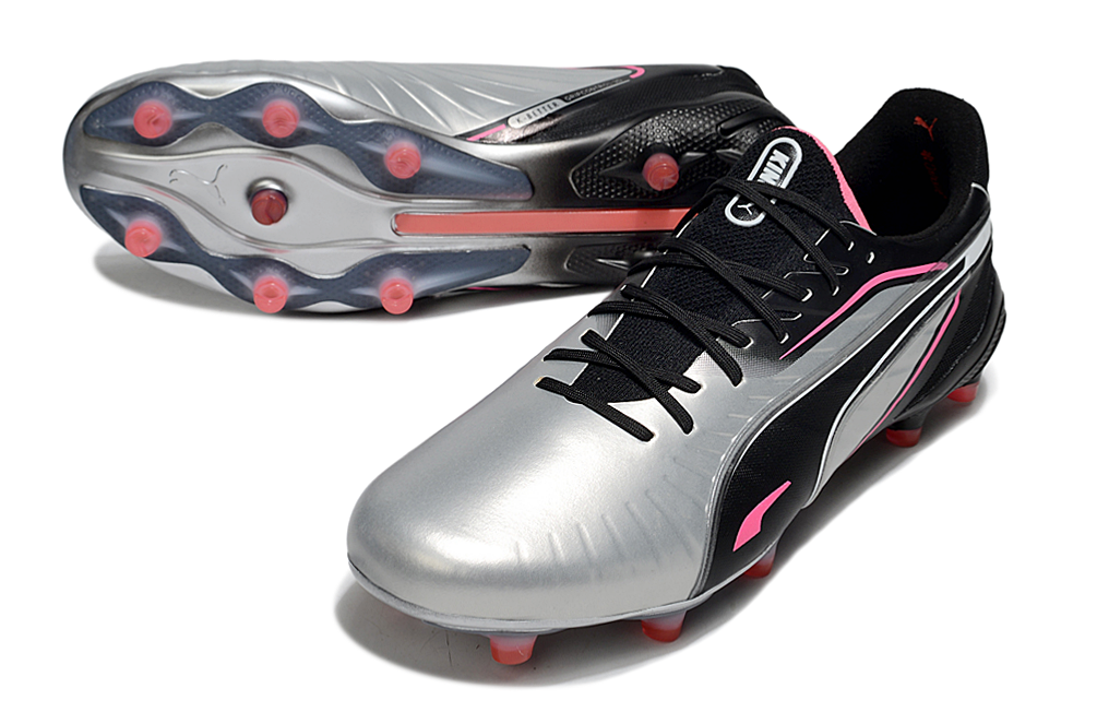 PUMA King Ultimate FG/AG "Grey/Black/Pink"