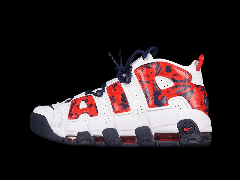 Nike Air More Uptempo "Red Navy Camo"