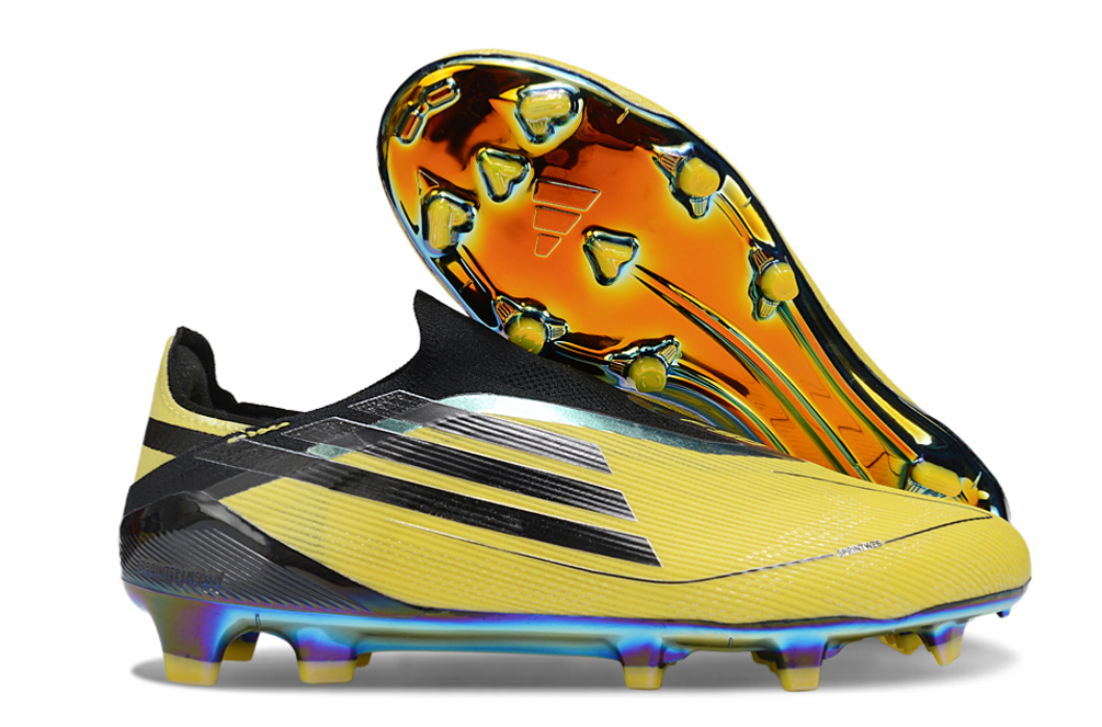 ADIDAS  F50 Elite Laceless FG "Yellow Black"
