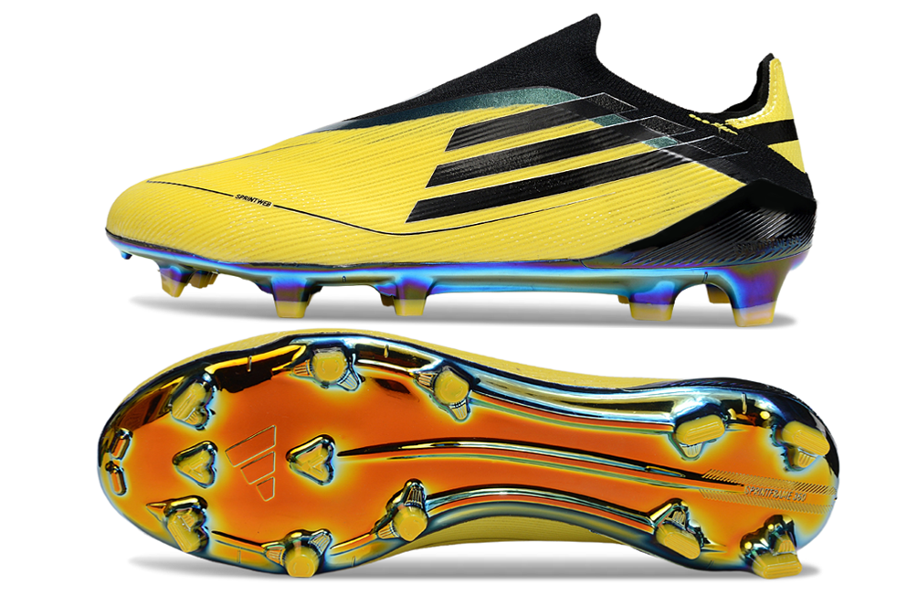 ADIDAS  F50 Elite Laceless FG "Yellow Black"