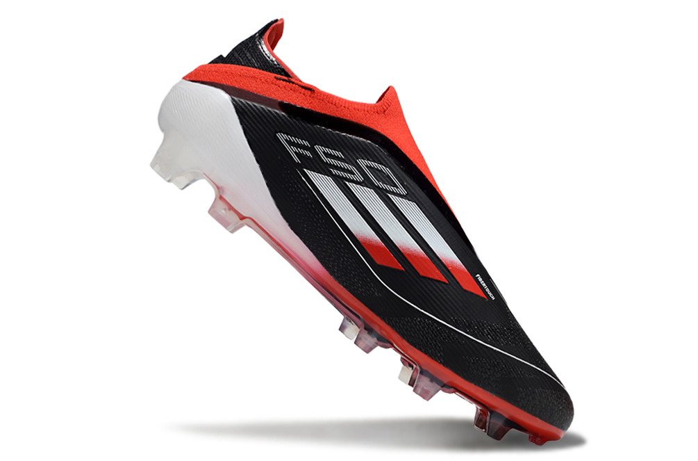 ADIDAS  F50 Elite Laceless FG "White and Red Firm"