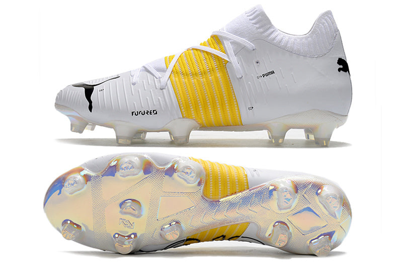 PUMA Future Z 1.2 FG AG "All White/Yellow"