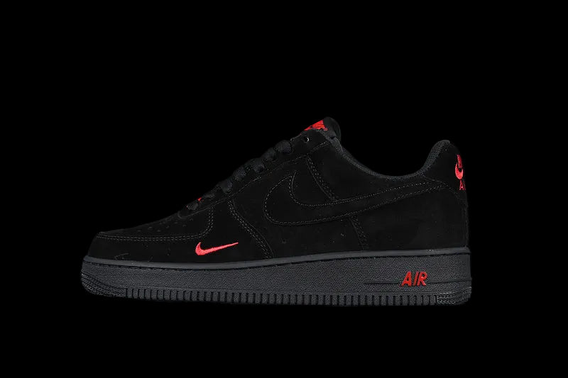 Nike Air Force 1 Shadow "Multi Swoosh Black/Crimson"