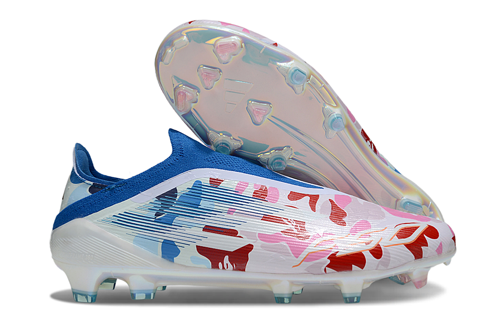 ADIDAS BAPE X Adizero F50 Laceless FG "Pink"