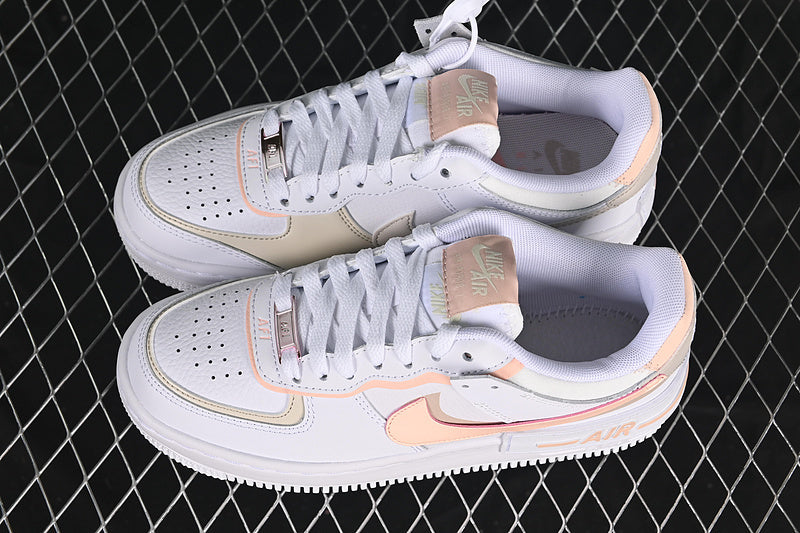 Nike Air Force 1 Shadow "White/Peach"