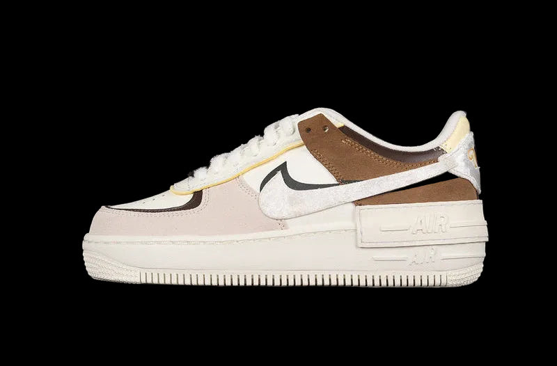 Nike Air Force 1 Shadow "White/Broen"