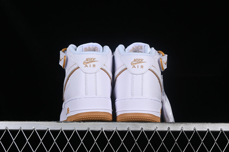 Nike Air Force 1 Mid "White/Sand"